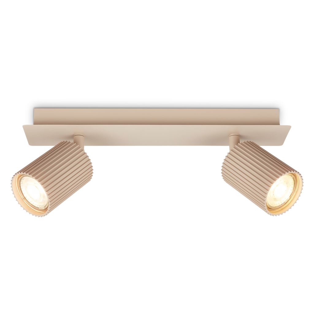 Ida Deckenstrahler 32 cm - GU10 Fassung, max. 9W, Schwenkbar, Beige