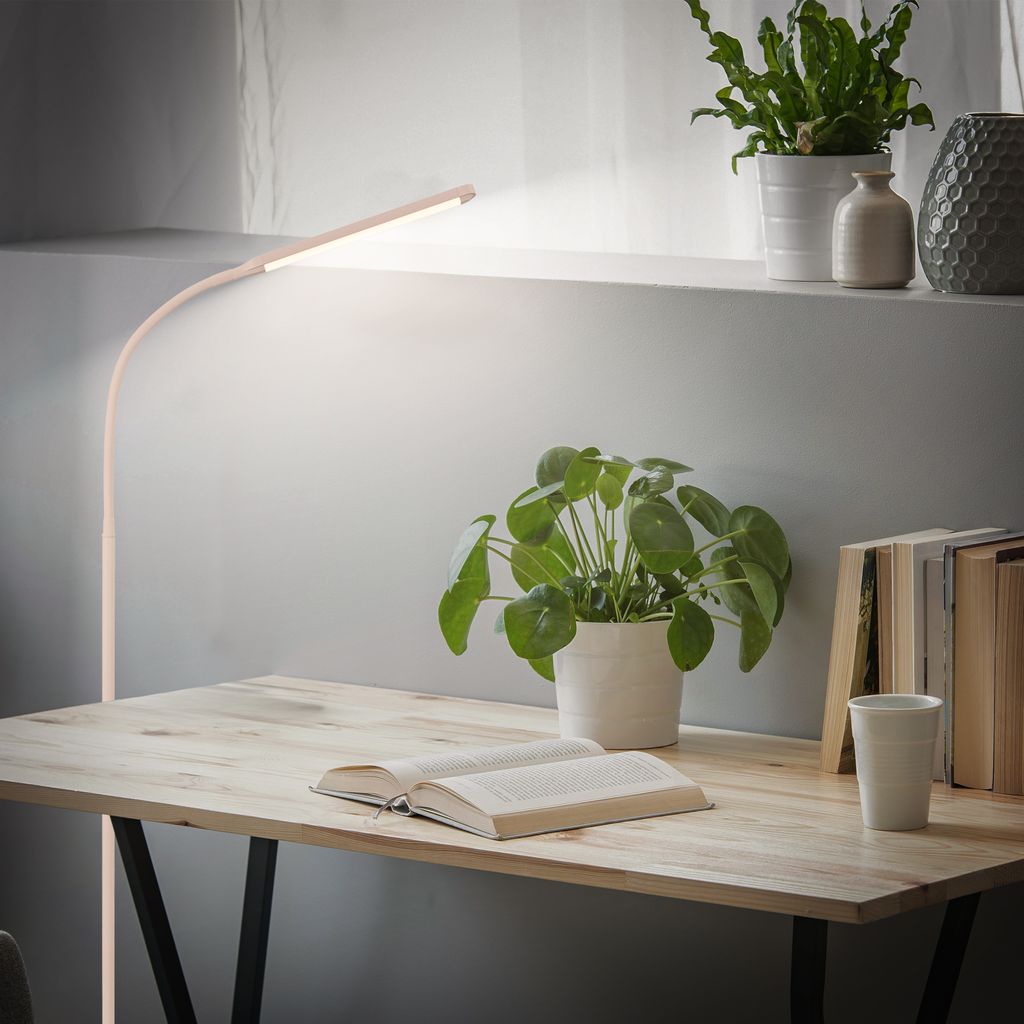 Mura Stehlampe - 6,5W, 600lm, LED, Dimmbar, Touch, Schwenkbar, Beige