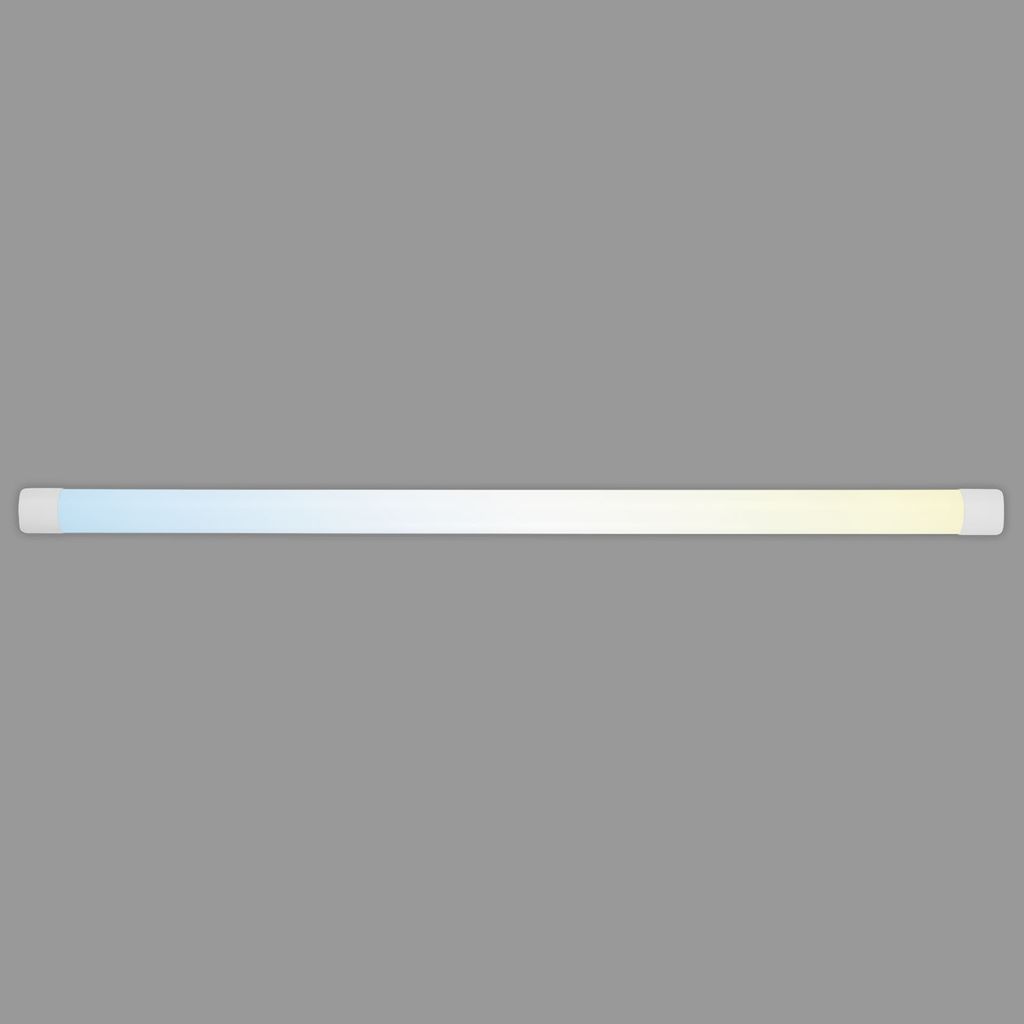 Telefunken CCT Langfeldleuchte, 120 cm, 33 W, 3650 lm, Weiß