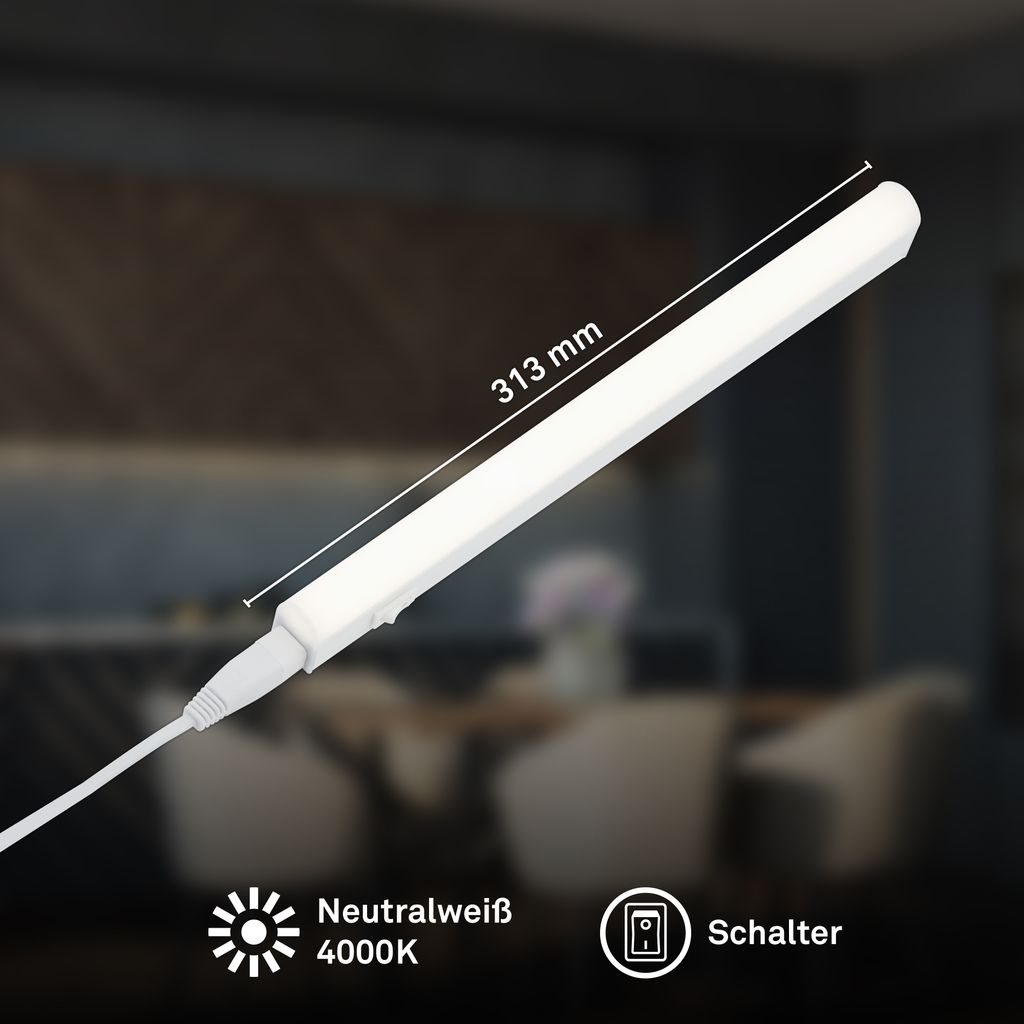 LED Unterbauleuchte 31,3 cm 4W 400lm weiß