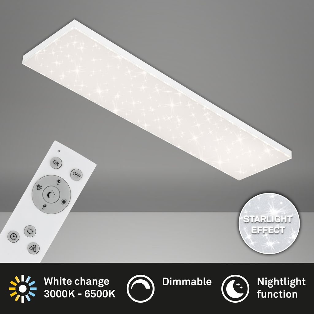 CCT LED Panel, 119,5 cm, 38 W, Weiß