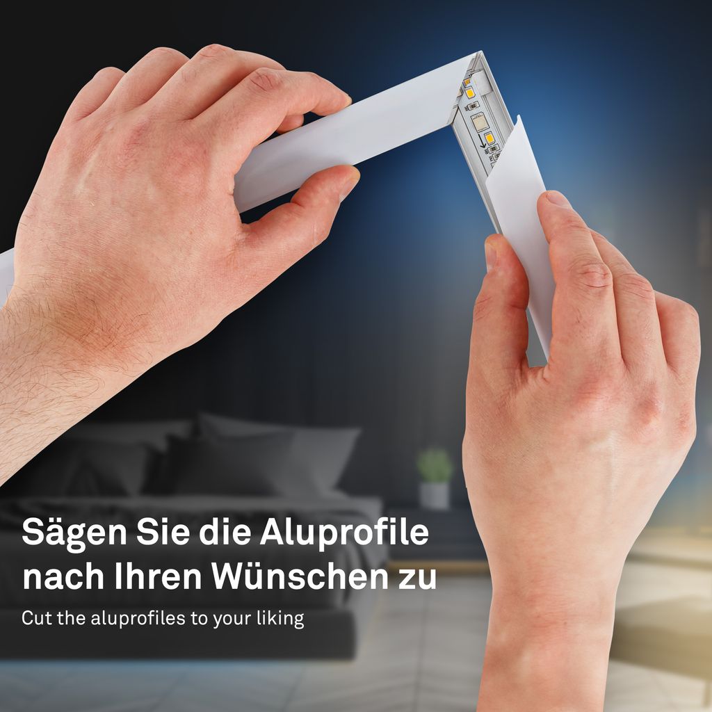 Pimp Your Stripe Erweiterungsset LED Strip 4m, CCT, Fernbedienung