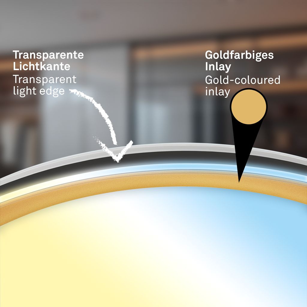 LED Deckenlampe Deckenleuchte Wohnzimmer Fernbedienung Dimmbar CCT Flur 2