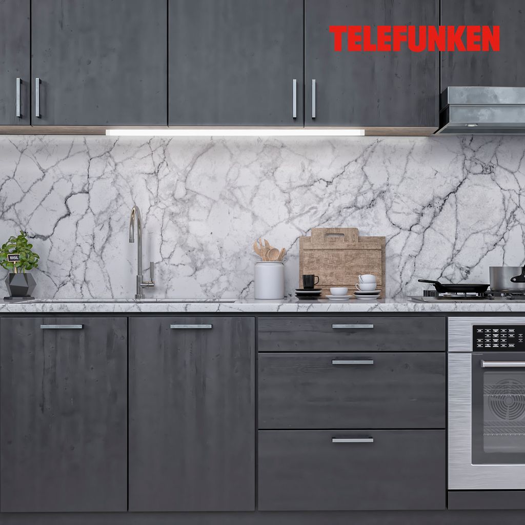 Telefunken Sensor Unterbauleuchte. 80 cm. 11 W. 950 lm. Silber 5