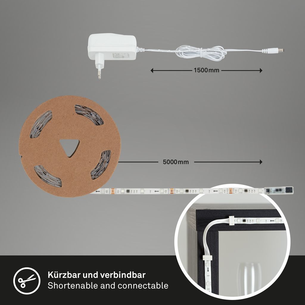 LED RGB Band 500 cm 0,12W weiß
