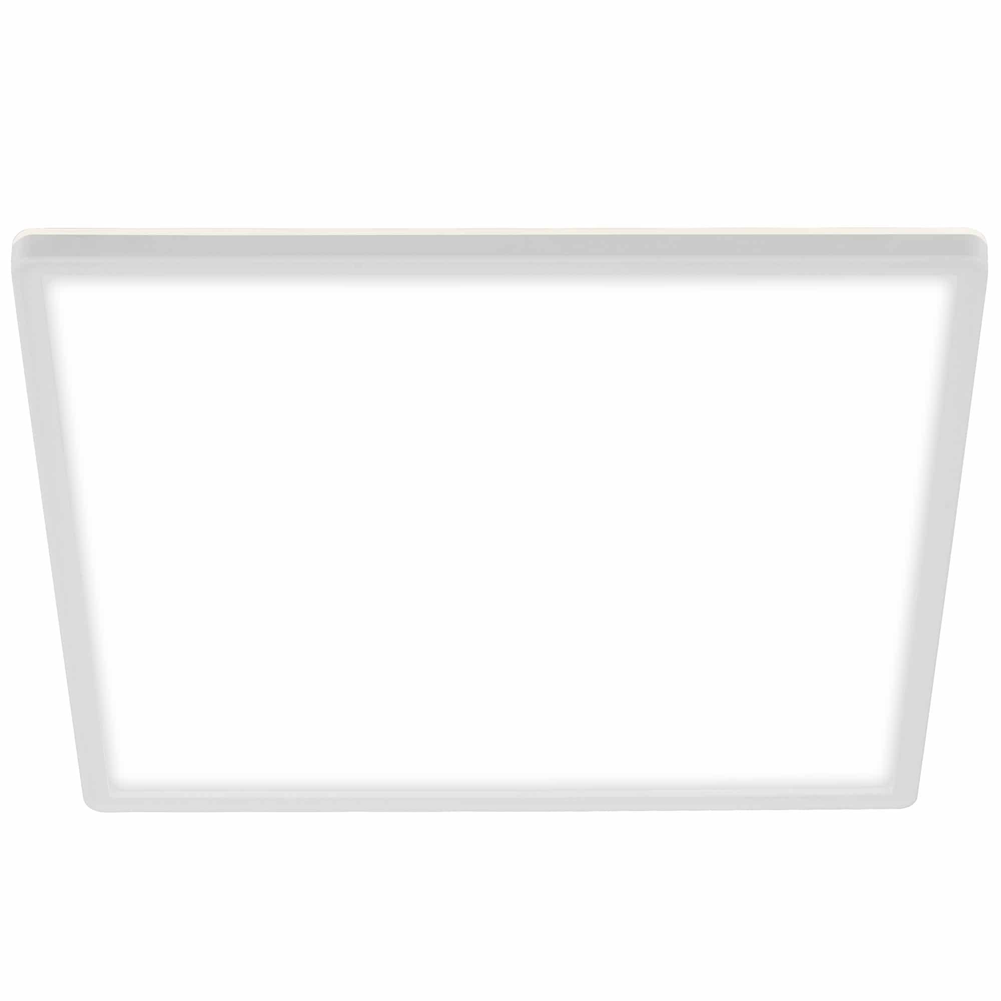 Briloner Slim LED Deckenleuchte, Backlight, Flach, Eckig, 42x42cm, Weiß
