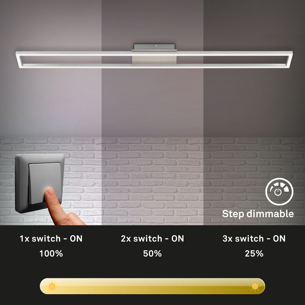 LED Frame 110 cm 18W 1600lm aluminium