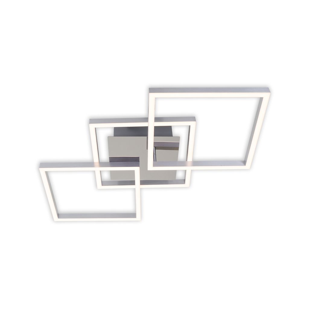 LED Deckenleuchte Dimmbar schwenkbar 36 W silber Metall-Kunststoff IP20 Briloner 3