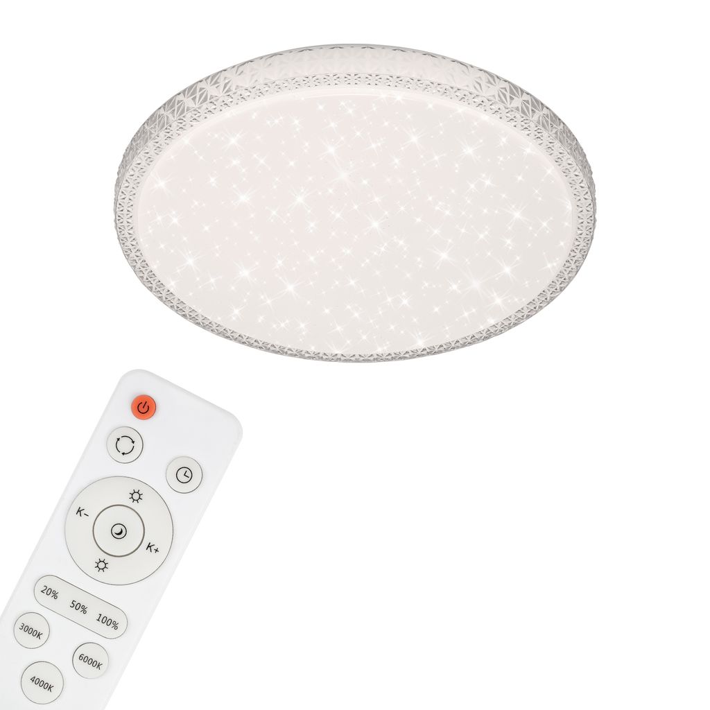 STERNENHIMMEL LED Deckenleuchte, Ø 39 cm, 24 W, Weiß