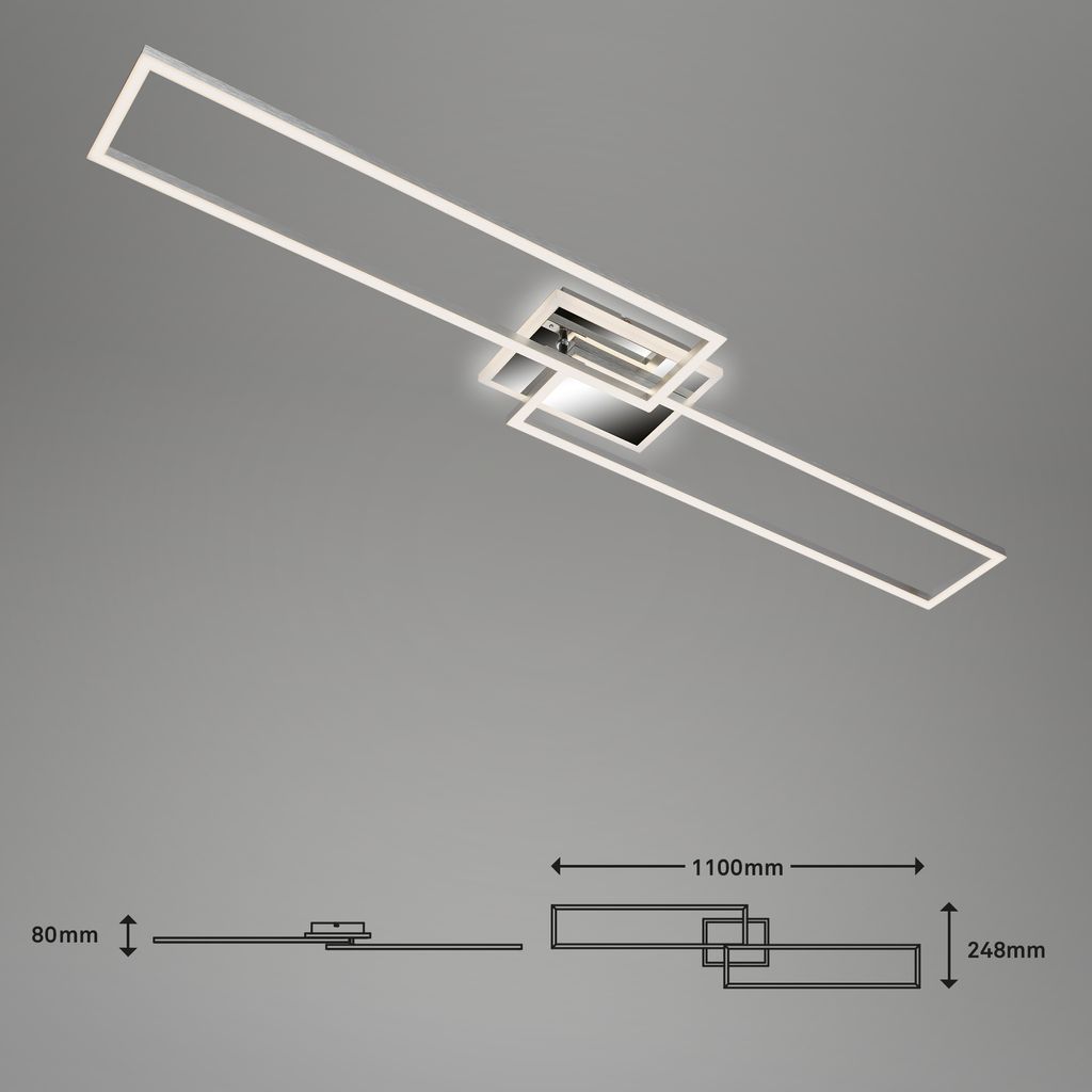LED CCT Frame 110 cm 40W 5200lm chrome