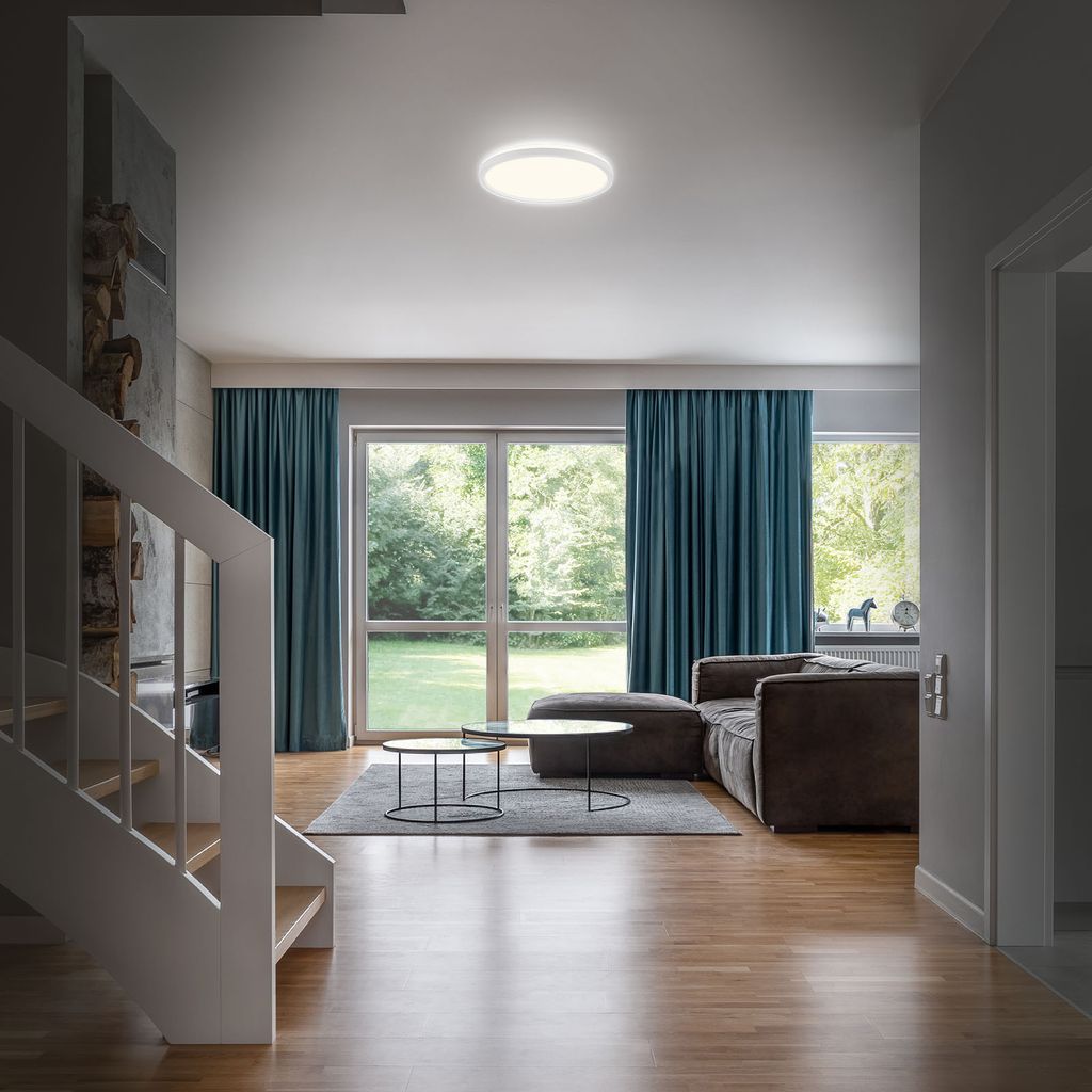 LED Bad-Deckenleuchte. weiß. LED/18W 2