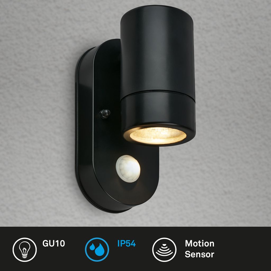 Briloner LED Wandlampe, Bewegungsmelder, Spritzwasser und Staubschutz