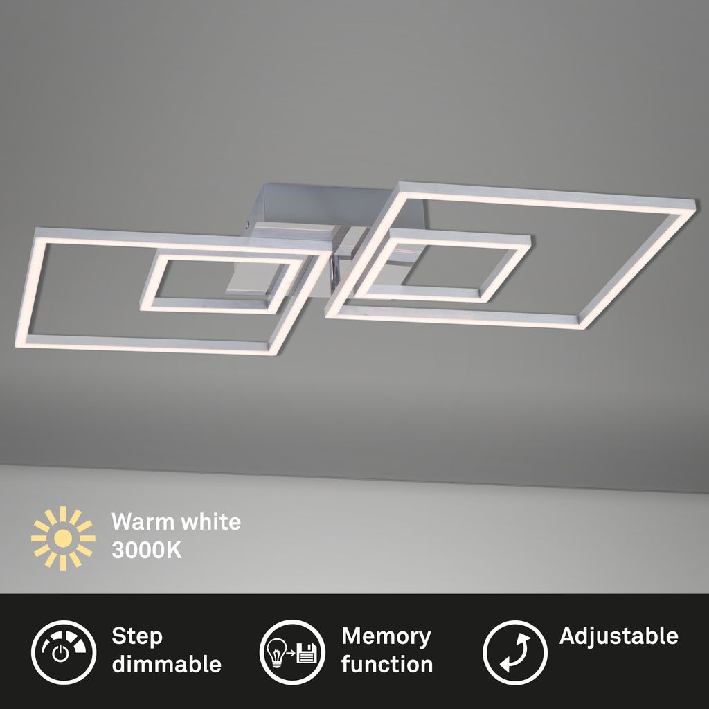 LED Frame 65,6 cm 2x14,5W 1500lm chrom