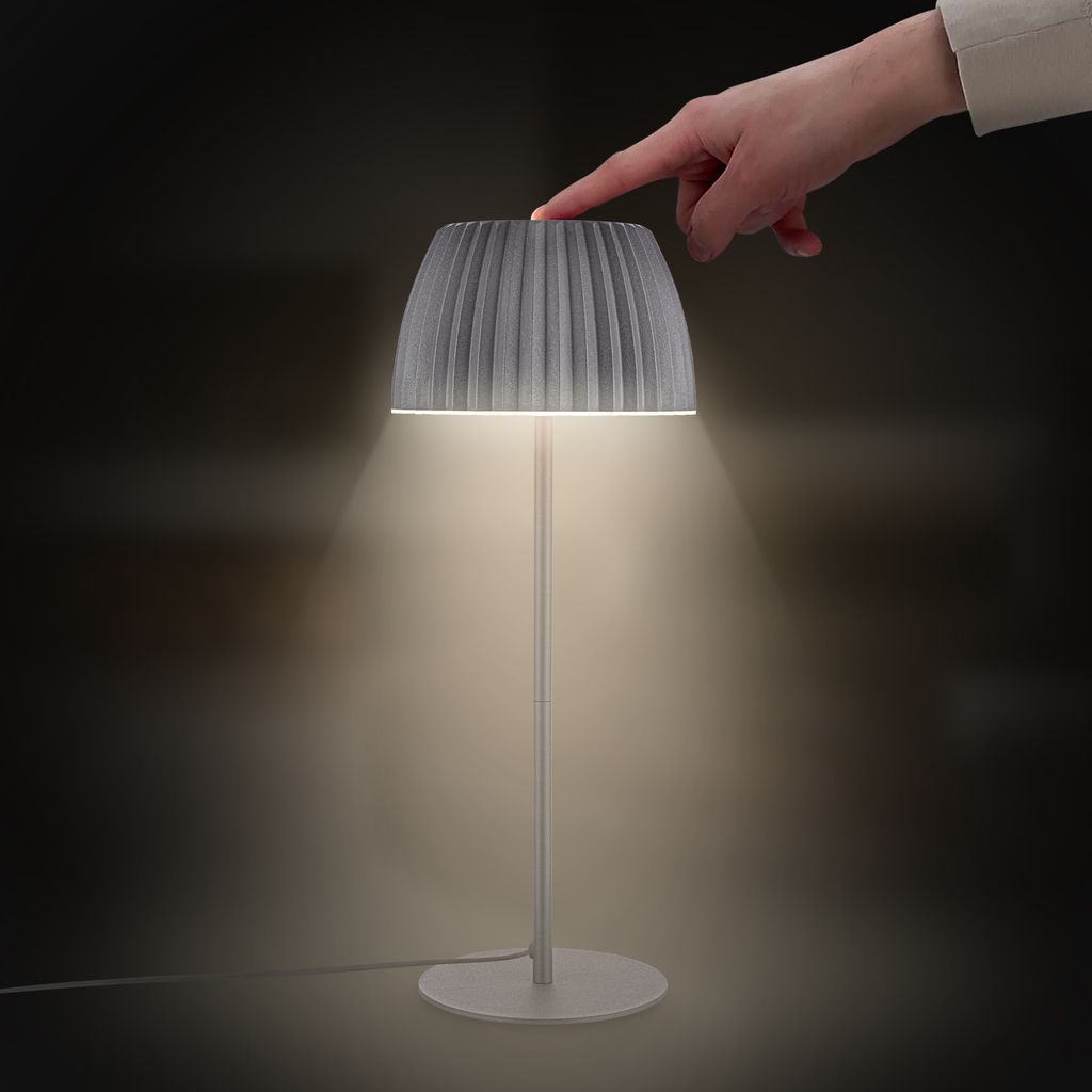 LED Tischlampe LED Tischleuchte Dimmbar Touch Warmweiß Schlafzimmer Flur 4