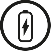 Akku - Batterie mit Blitz