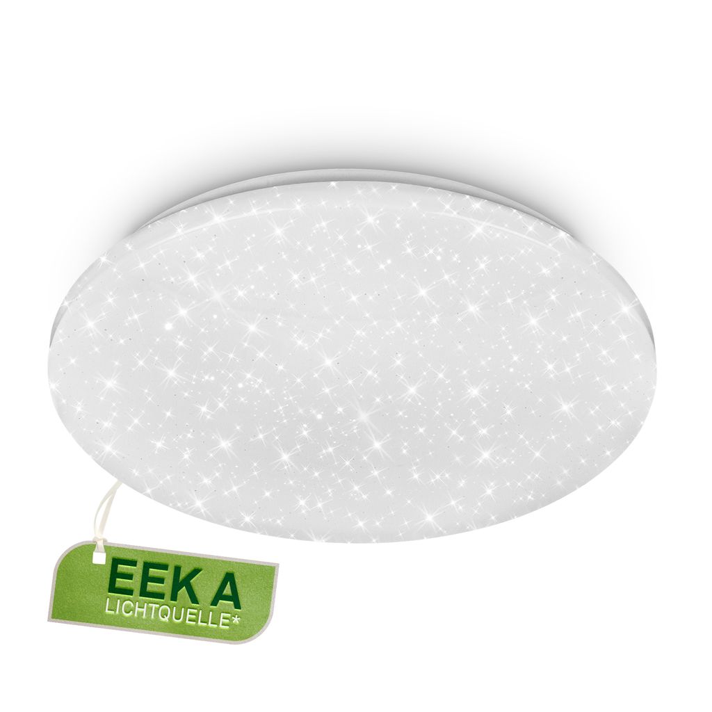 Vipe A Deckenlampe Ø29 cm - mit EEK A Lichtquelle*, Neutralweiß, Sternenhimmel, Weiß