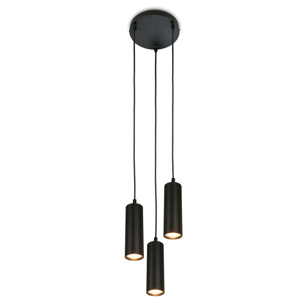 Ida Pendelleuchte - GU10 Fassung, max. 9W, Höhenverstellbar, Schwarz
