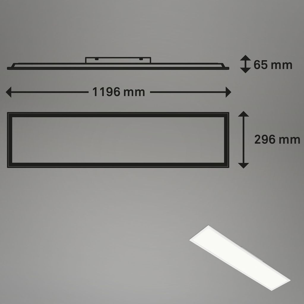 RGB LED ceiling light, CCT, night light, RGB, timer function, dimmable