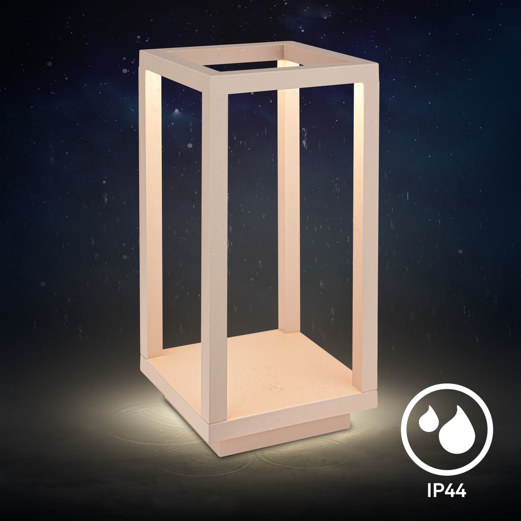 Laer Tischleuchte - 1,8W, 50lm, Kabellos, LED, Dimmbar, Touch, CCT, Beige