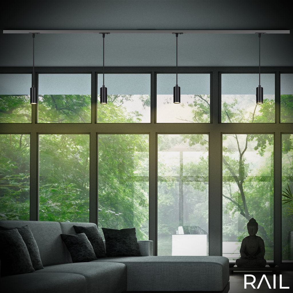 Briloner Rail Schienensystem. Dimmbar. Kombinierbar. Zubehör. Schwarz. Ø4 x 10 cm 7