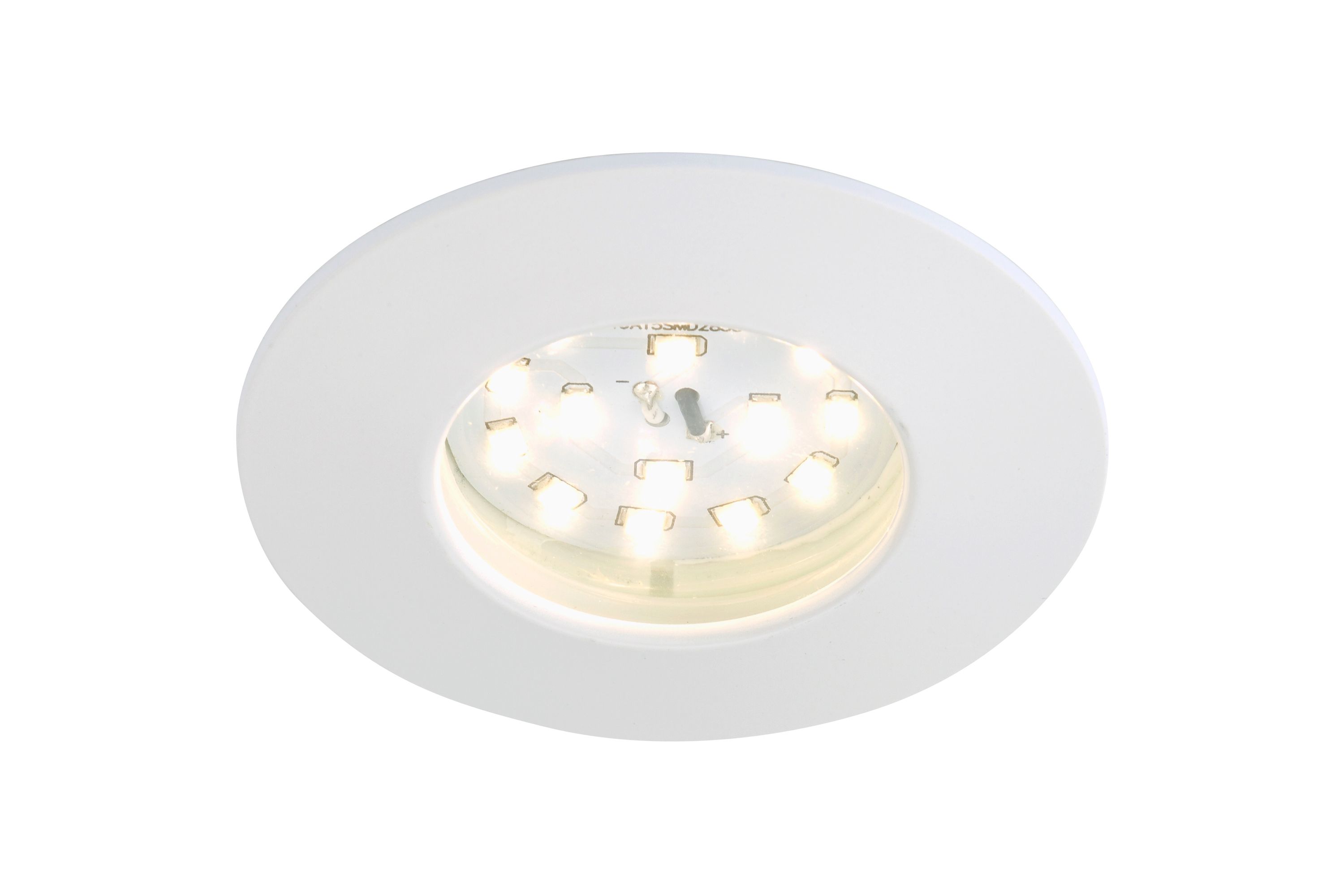 LED Einbauleuchte, Ø 7,5 cm, Weiß
