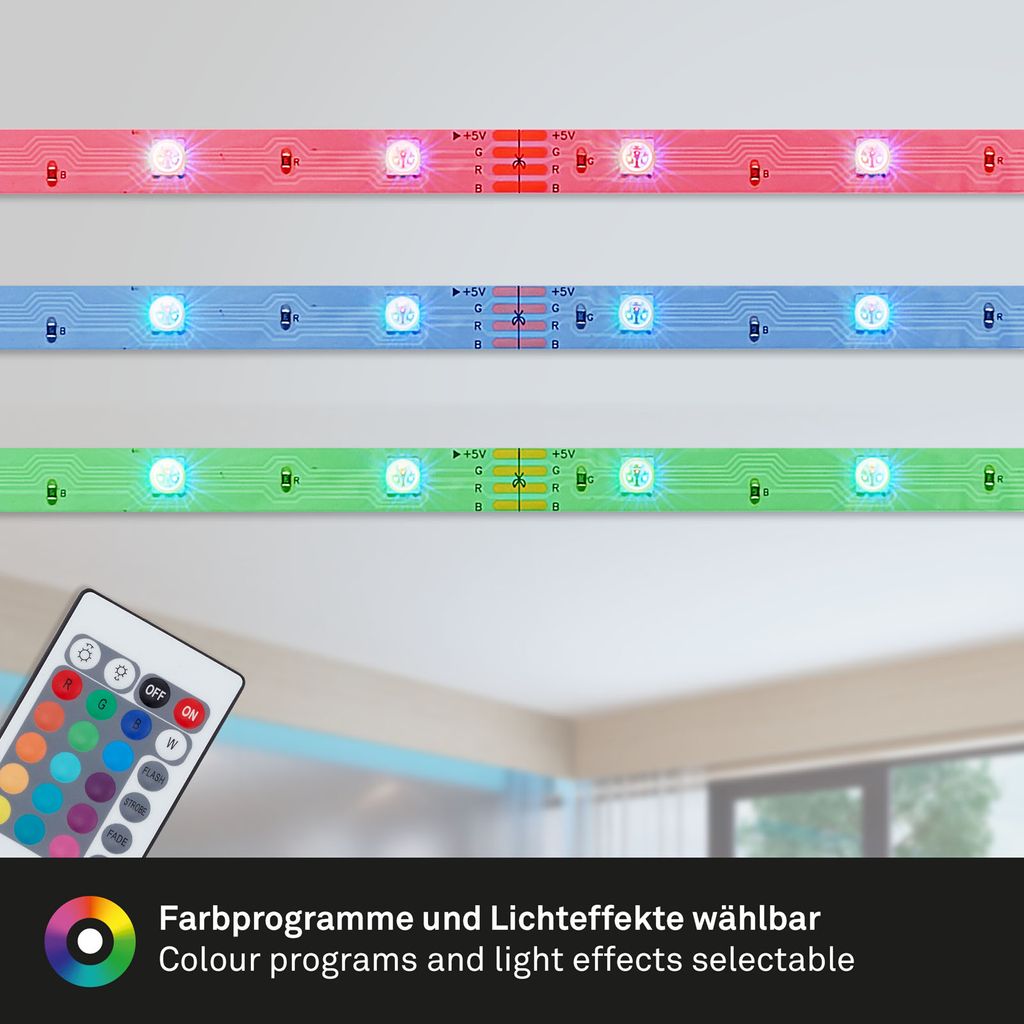 RGB LED Band 1000 cm 0.08W weiß 5