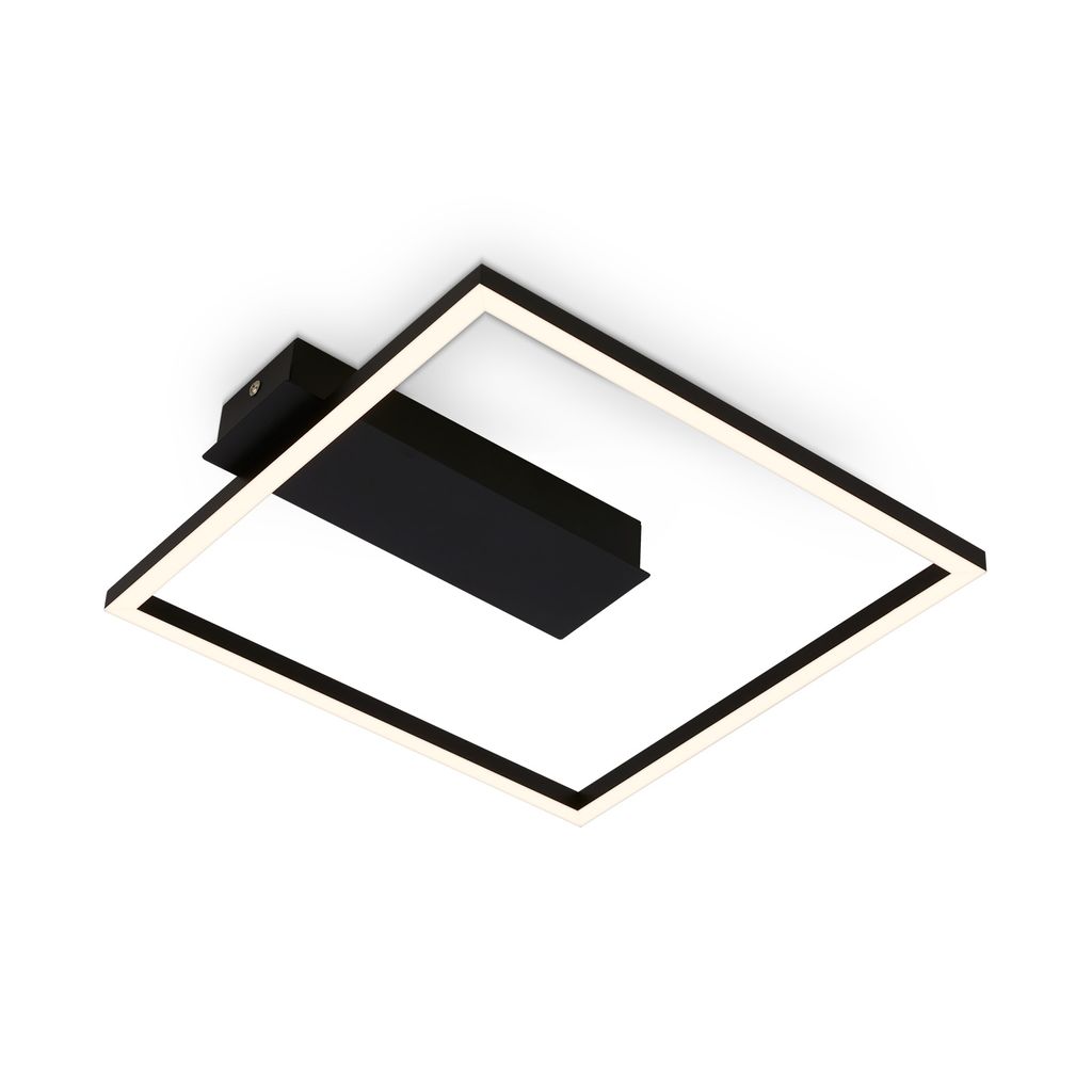 LED Deckenleuchte, 32 cm, 14W, 400lm, schwarz