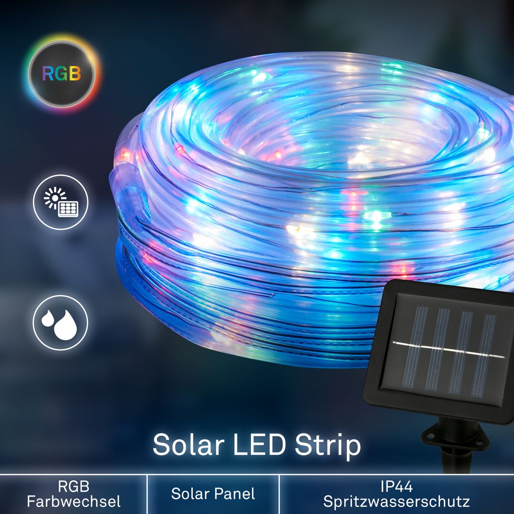 RGB LED Streifen, 1000 cm, transparent