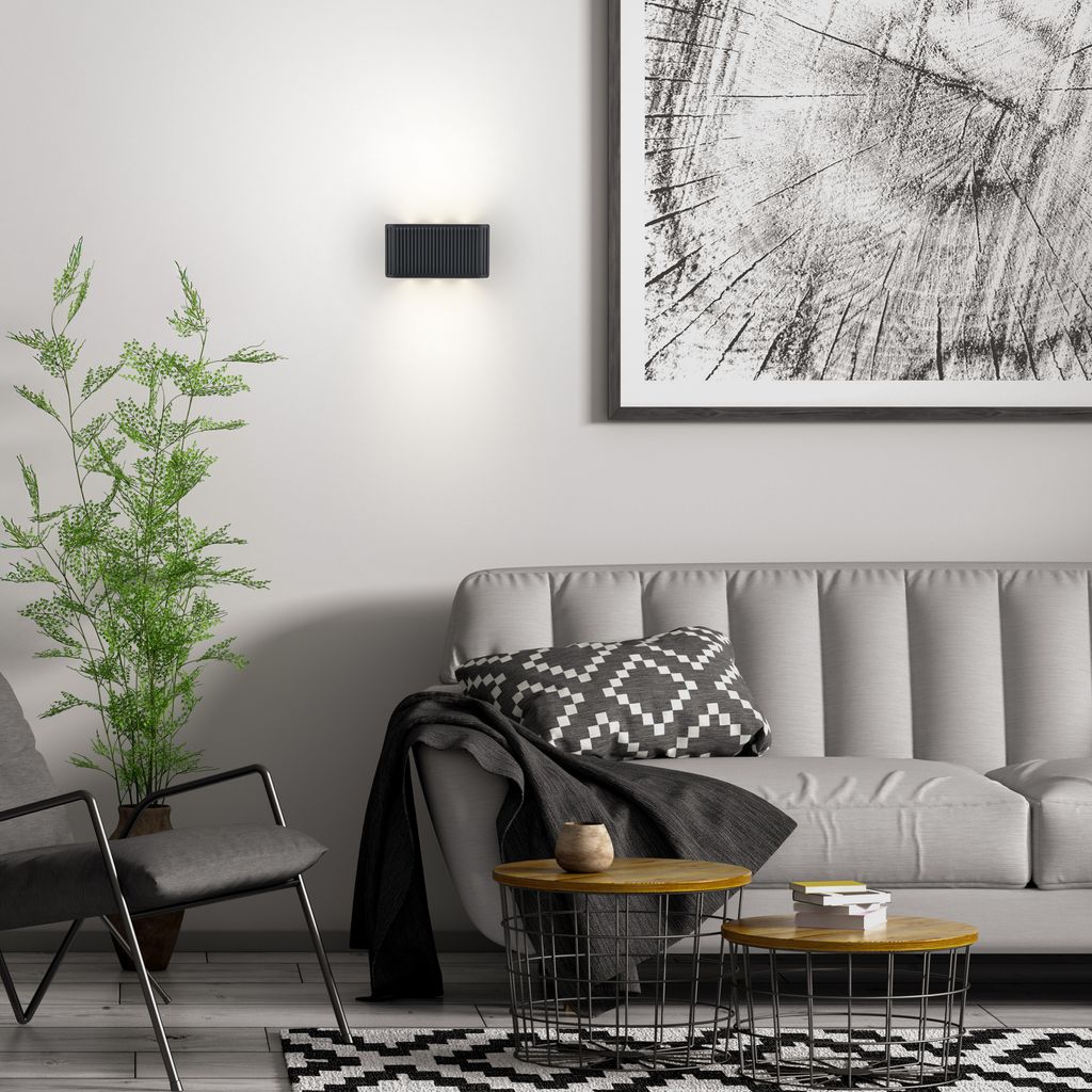 Fade Wandleuchte - 1W, 150lm, Akku, LED, Touch, Dimmbar, Anthrazit