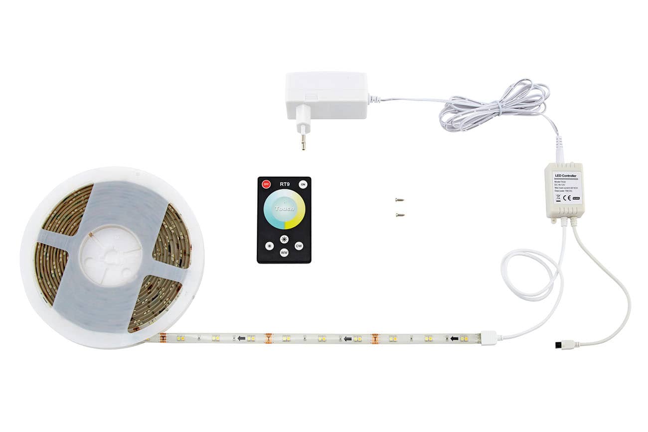CCT LED Flexband, 5 Meter, 24 W, Weiß