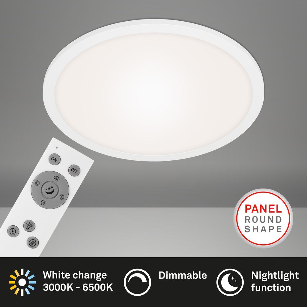 LED Panel, Nachtlicht, Dimmbar, Farbtemperatursteuerung