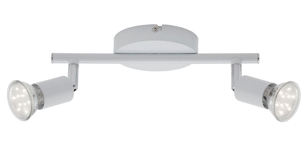 Briloner Simple Deckenstrahler, schwenkbar, warmweißes Licht, Weiß