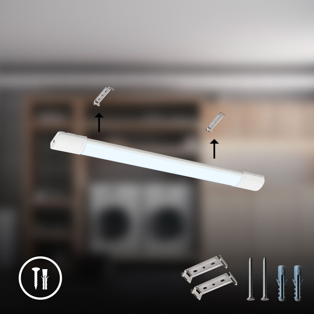 Wara Under-Cabinet Light 61.5 cm - 16W, 1650lm, LED, Daylight White, White