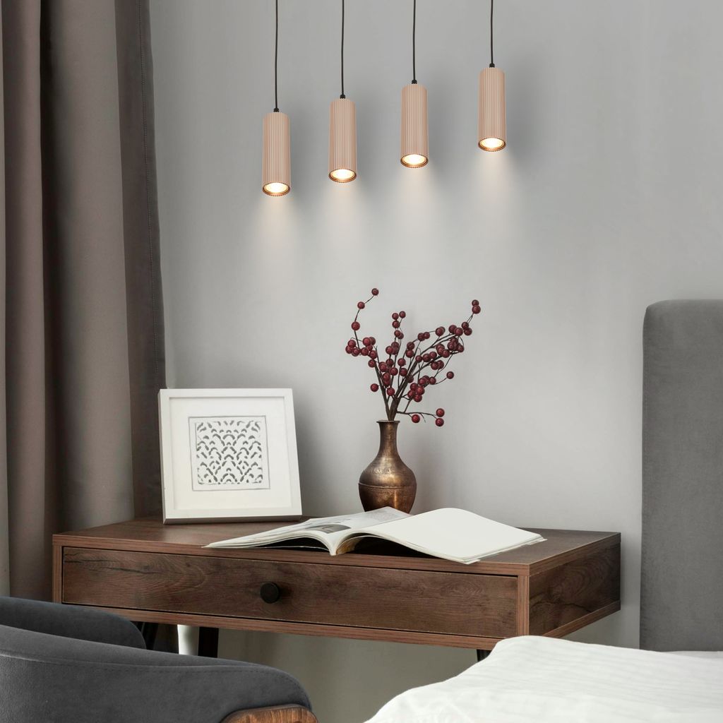 Ida Pendelleuchte - GU10 Fassung, max. 9W, Höhenverstellbar, Beige