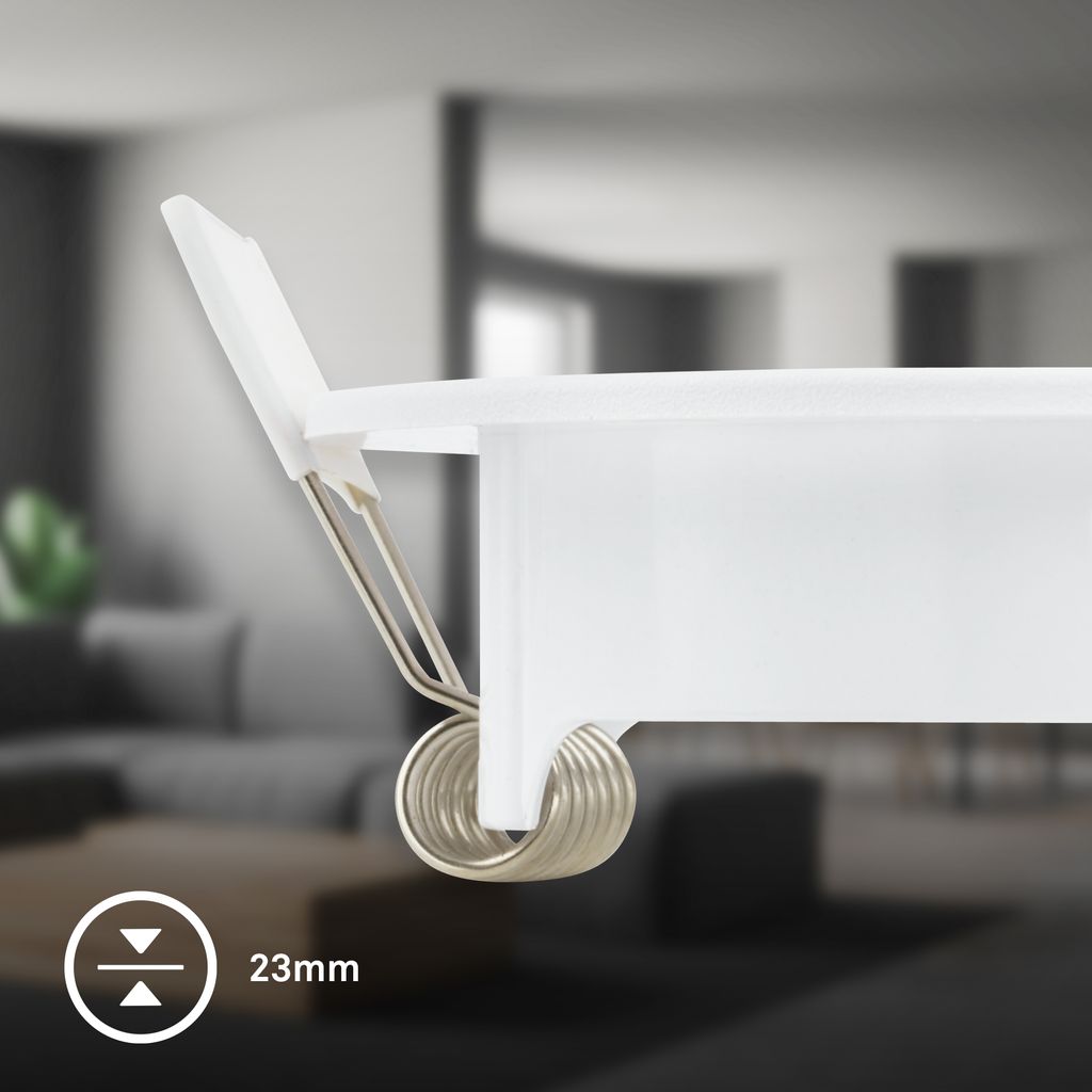 3er Set LED Einbaustrahler LED Einbauleuchten Spots Flach Schwenkbar GU10 3