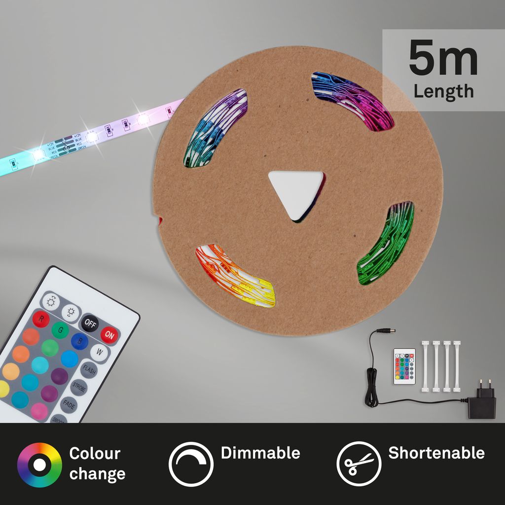 RGB LED Band 500 cm 0,12W weiß
