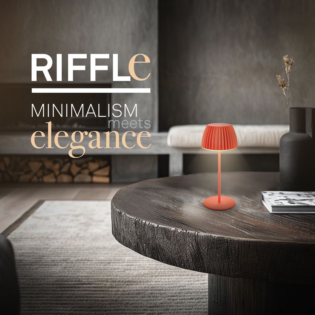 LED Tischlampe Akku LED Tischleuchte Dimmbar Kabellos Touch Aussen/Innen 2