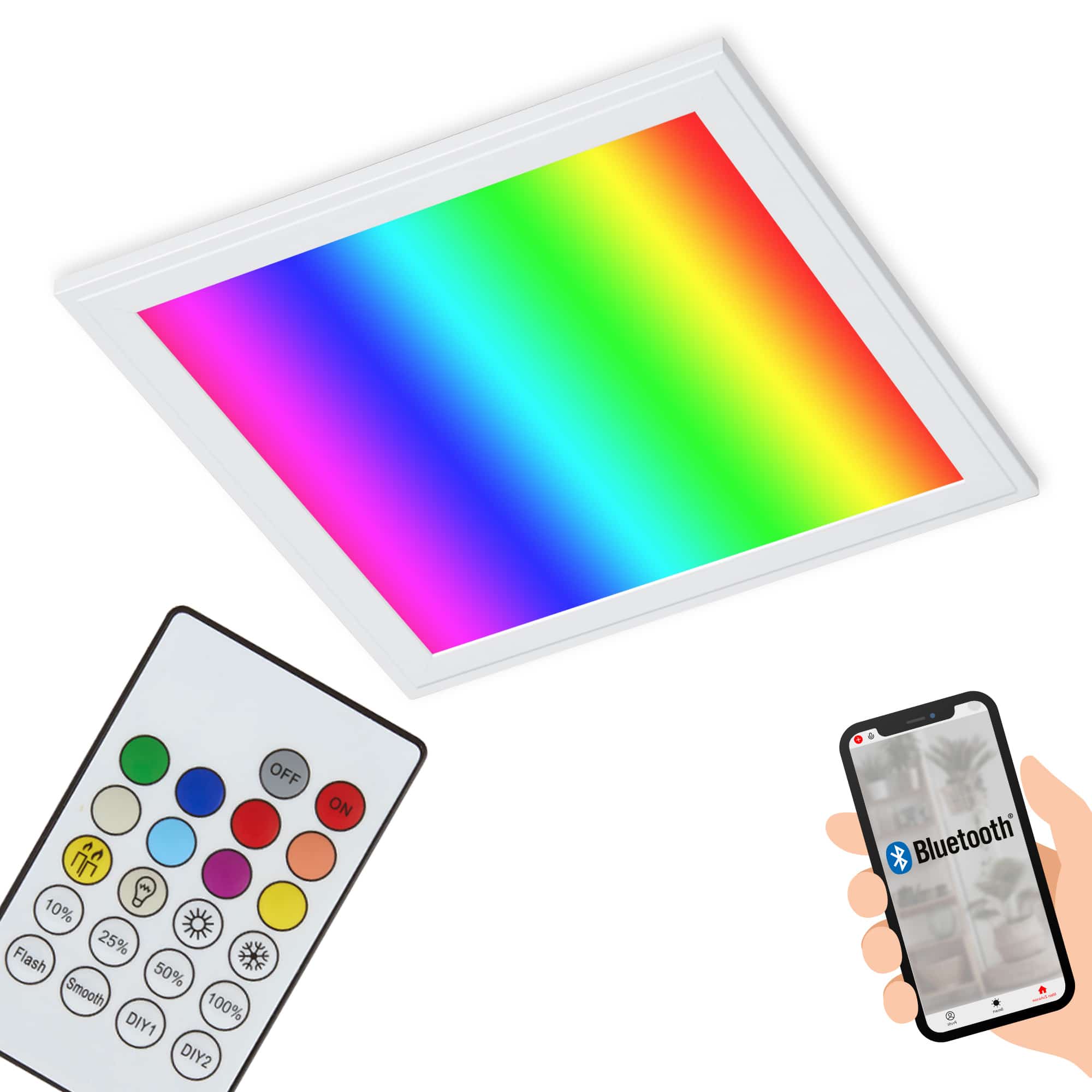 Smart RGB CCT LED Panel 29,5 cm 18W 1200lm weiß