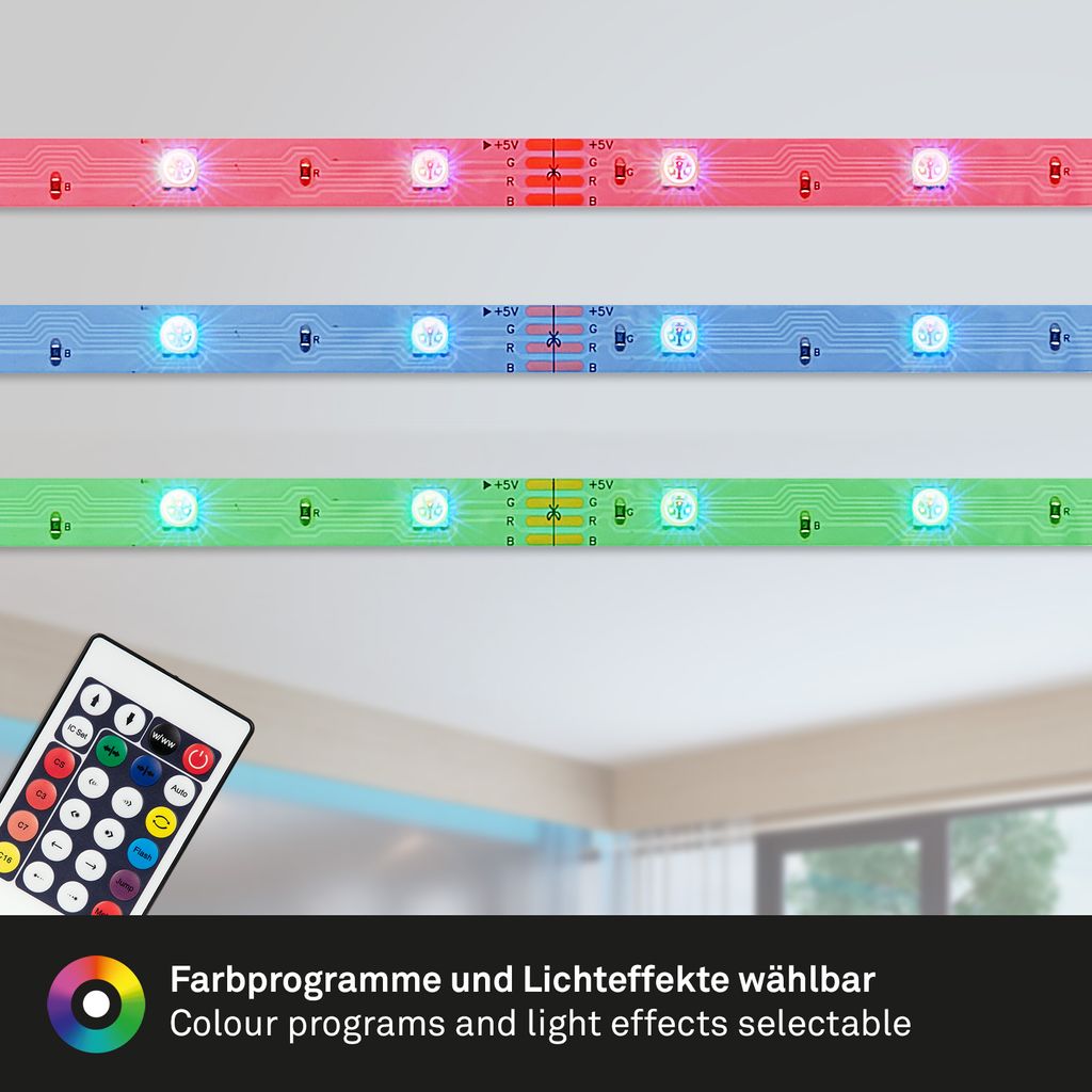 LED RGB Band 500 cm 0,12W weiß