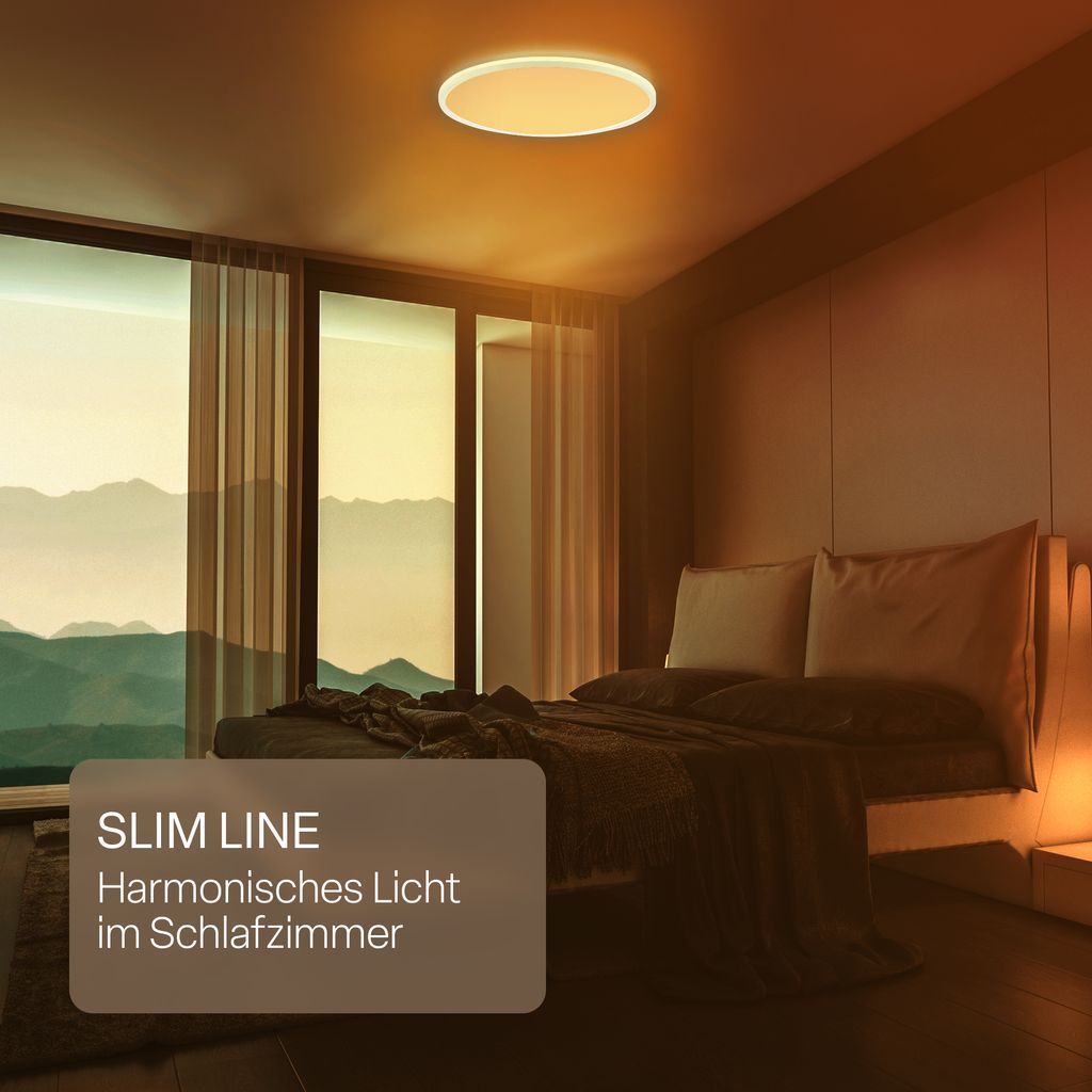 LED Deckenlampe LED Panel Dimmbar Fernbedienung CCT Deckenleuchte IP44 12