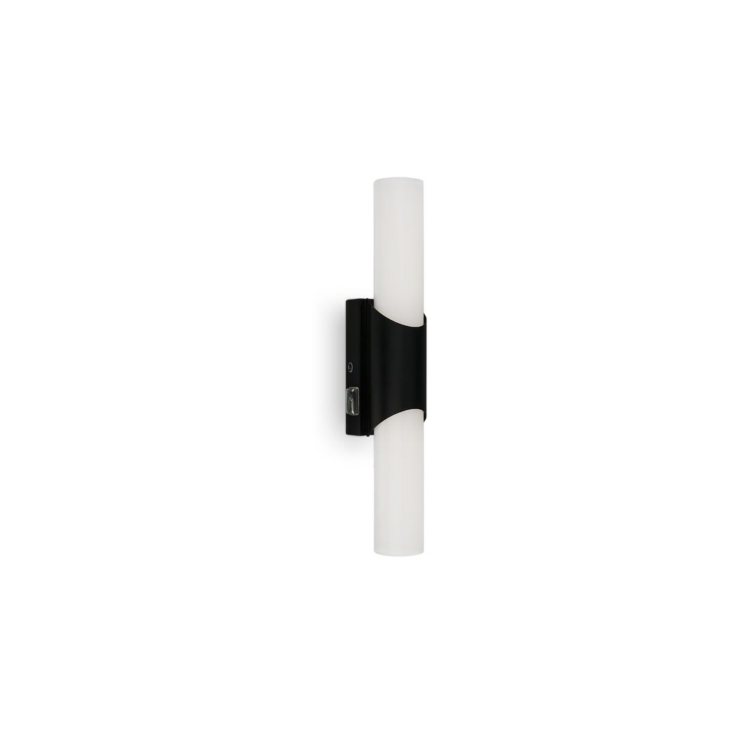 LED Wandleuchte 32 cm 6,5W 700lm schwarz