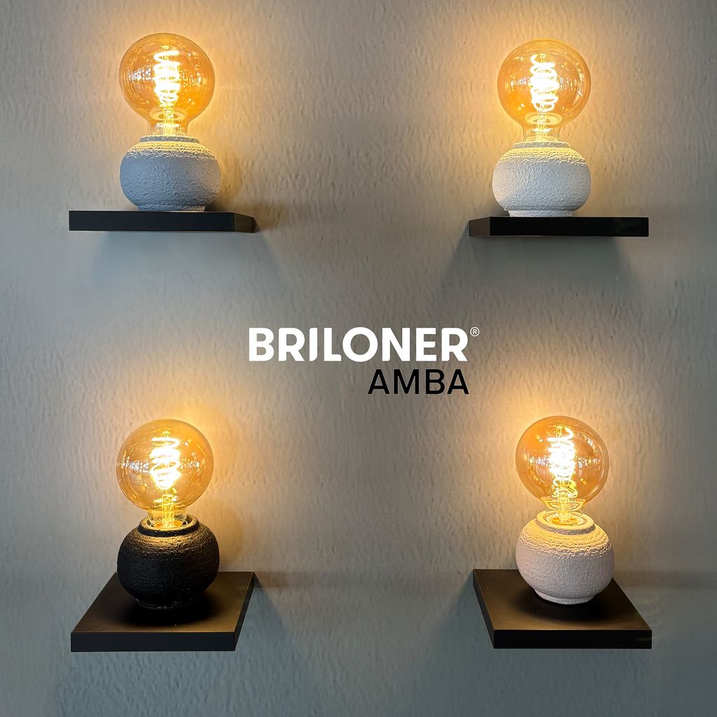 Amba Tischlampe - mit Schalter, Keramikfuß, E27 Fassung, Grau