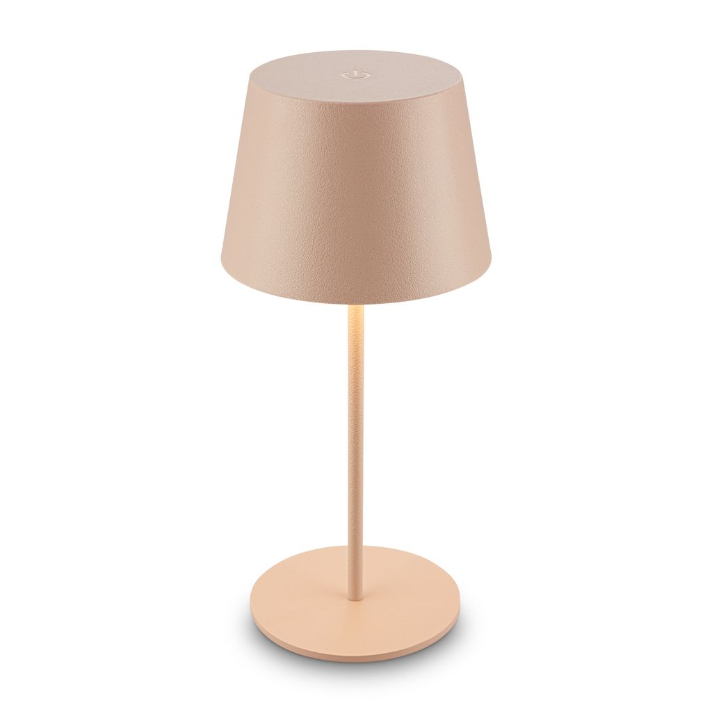 Nivo Tischlampe - 1,2W, 120lm, Kabellos, LED, Touch, Dimmbar, Beige
