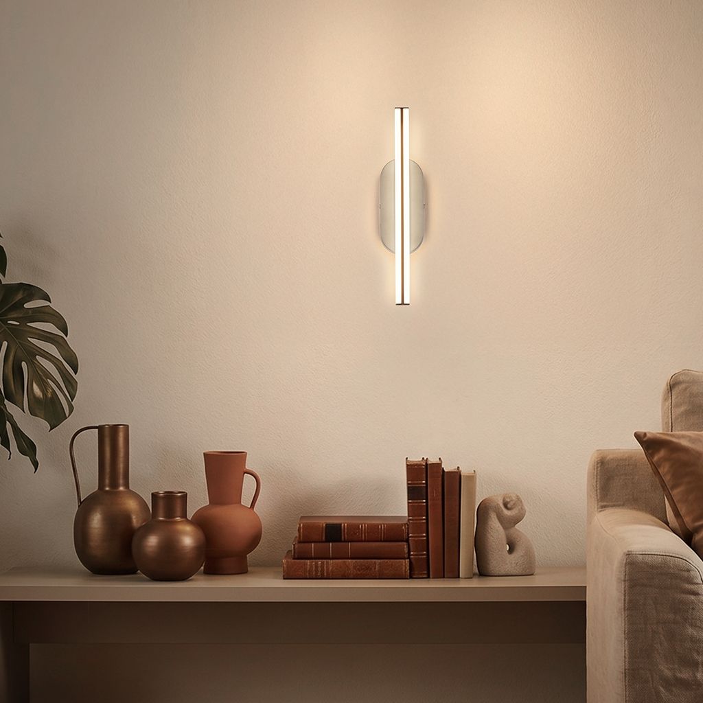 Ruth Wandlampe - 7W, 600lm, LED, Warmweiß, Warm Grey-Coffee