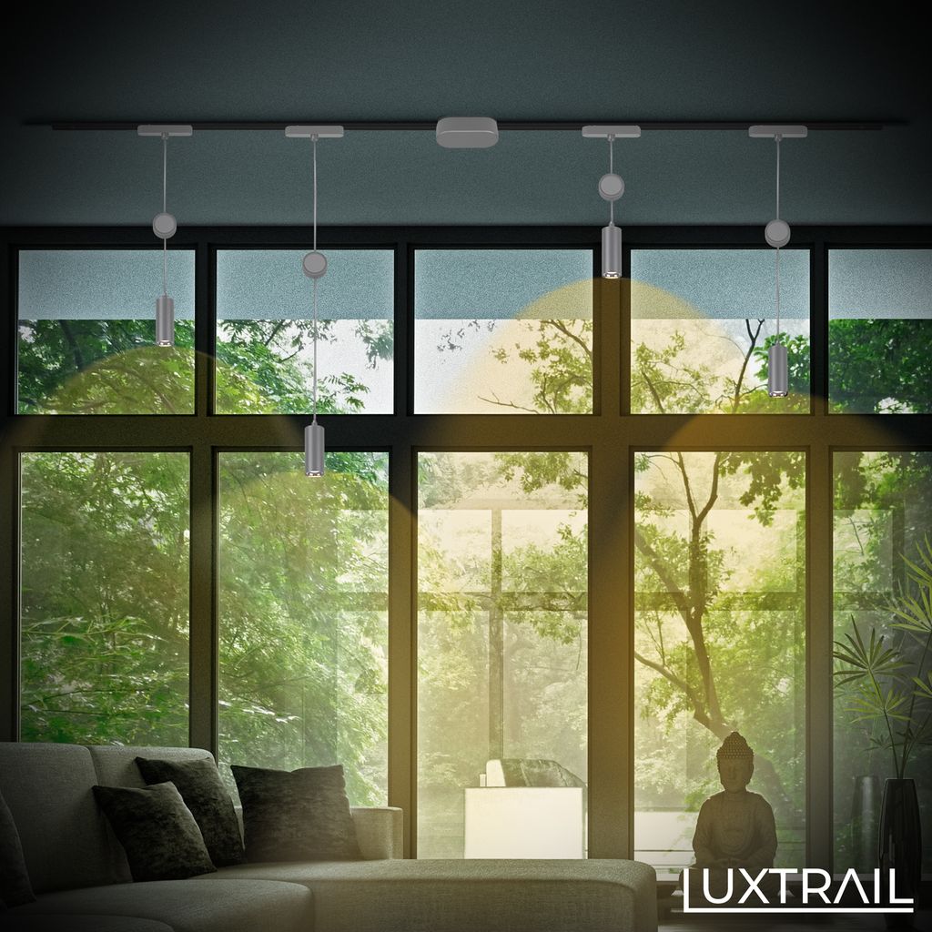 Briloner Luxtrail Schienensystem. Zubehör. Erweiterungskomponente. Schwarz. 1 m 5