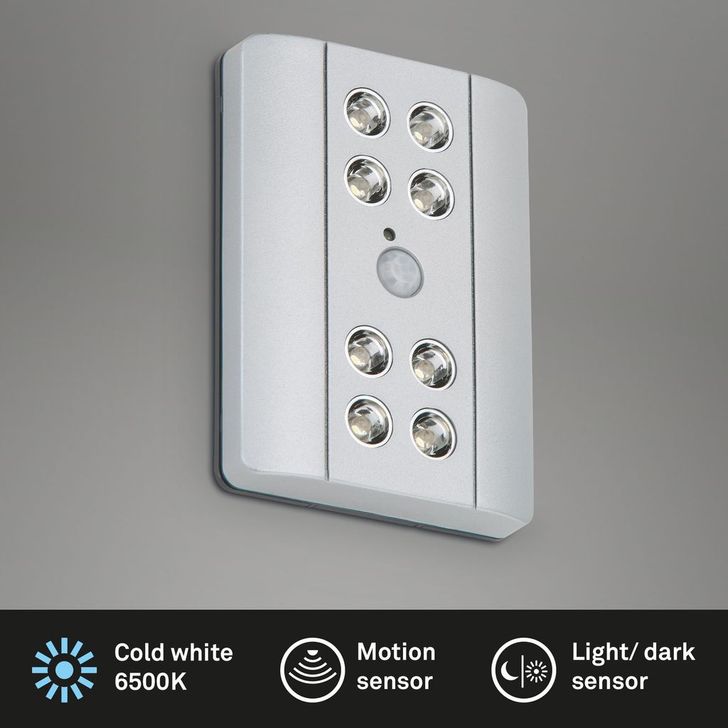 LED Unterbauleuchte. 11.6 cm. 0.64 W. Silber. Briloner Leuchten 1