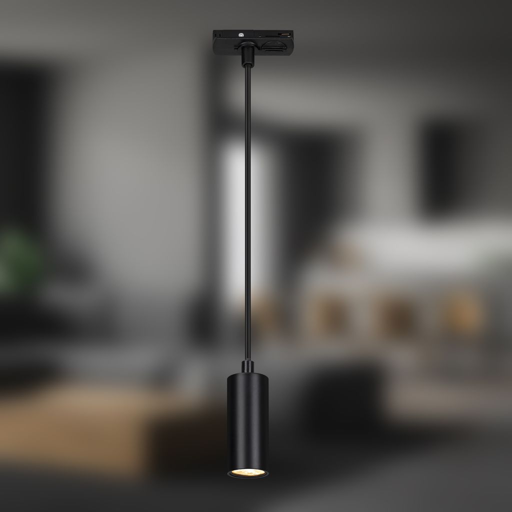 Briloner Rail Schienensystem. Dimmbar. Kombinierbar. Zubehör. Schwarz. Ø4 x 10 cm 1