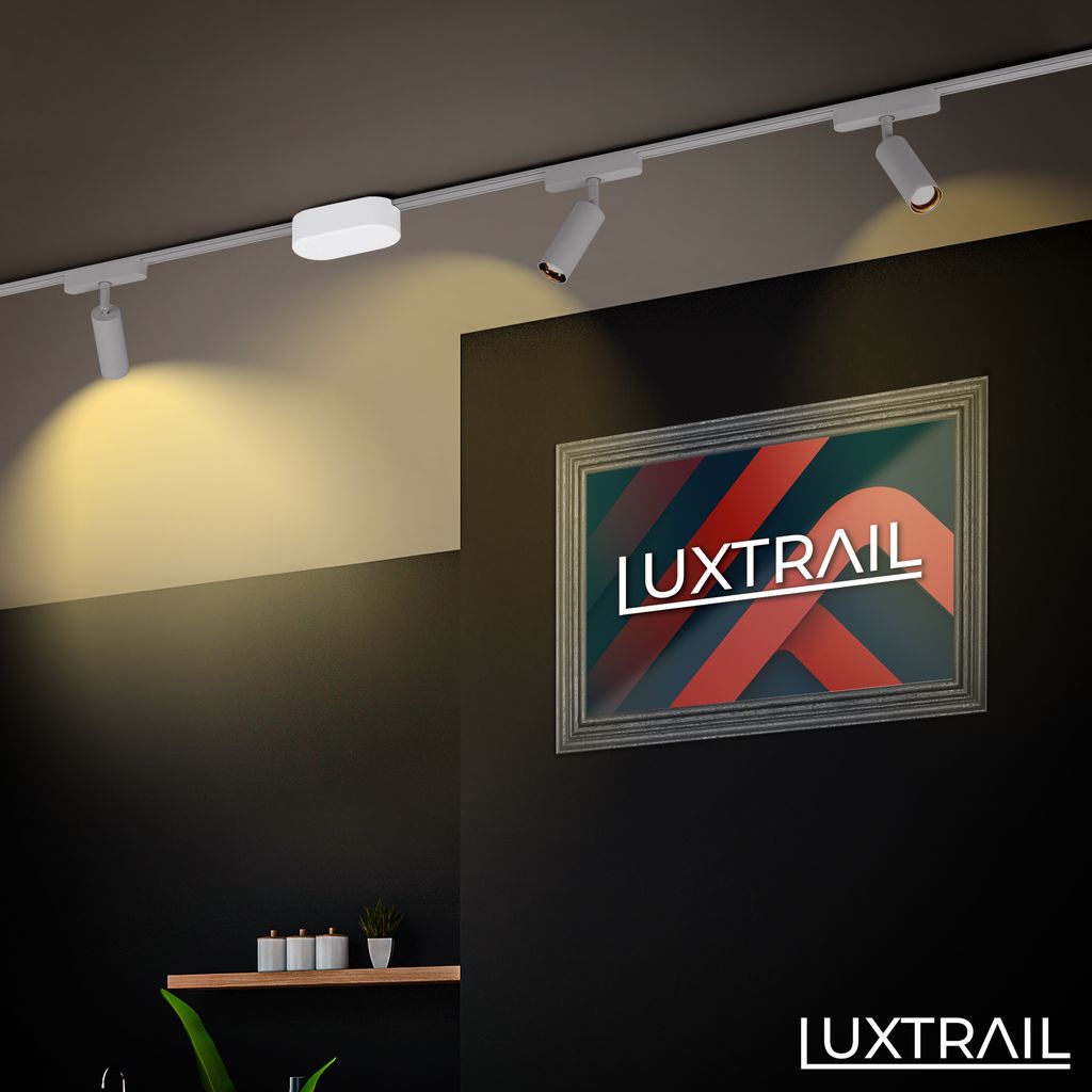 Briloner Luxtrail Schienensystem. Mitte. Zubehör. Erweiterungskomponente. Weiß. 15 cm 4