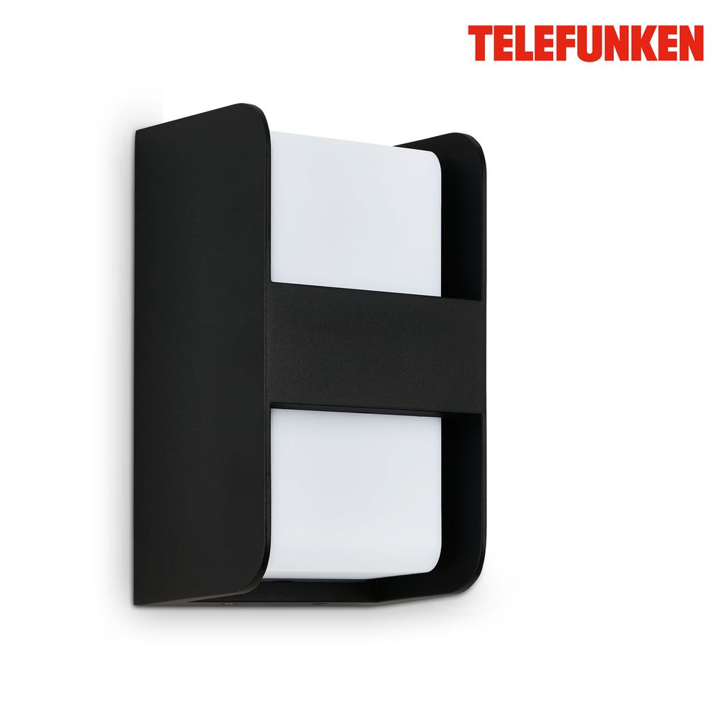 TELEFUNKEN Luminaire d'extérieur 21,5 cm 1x exkl. E27 60W noir