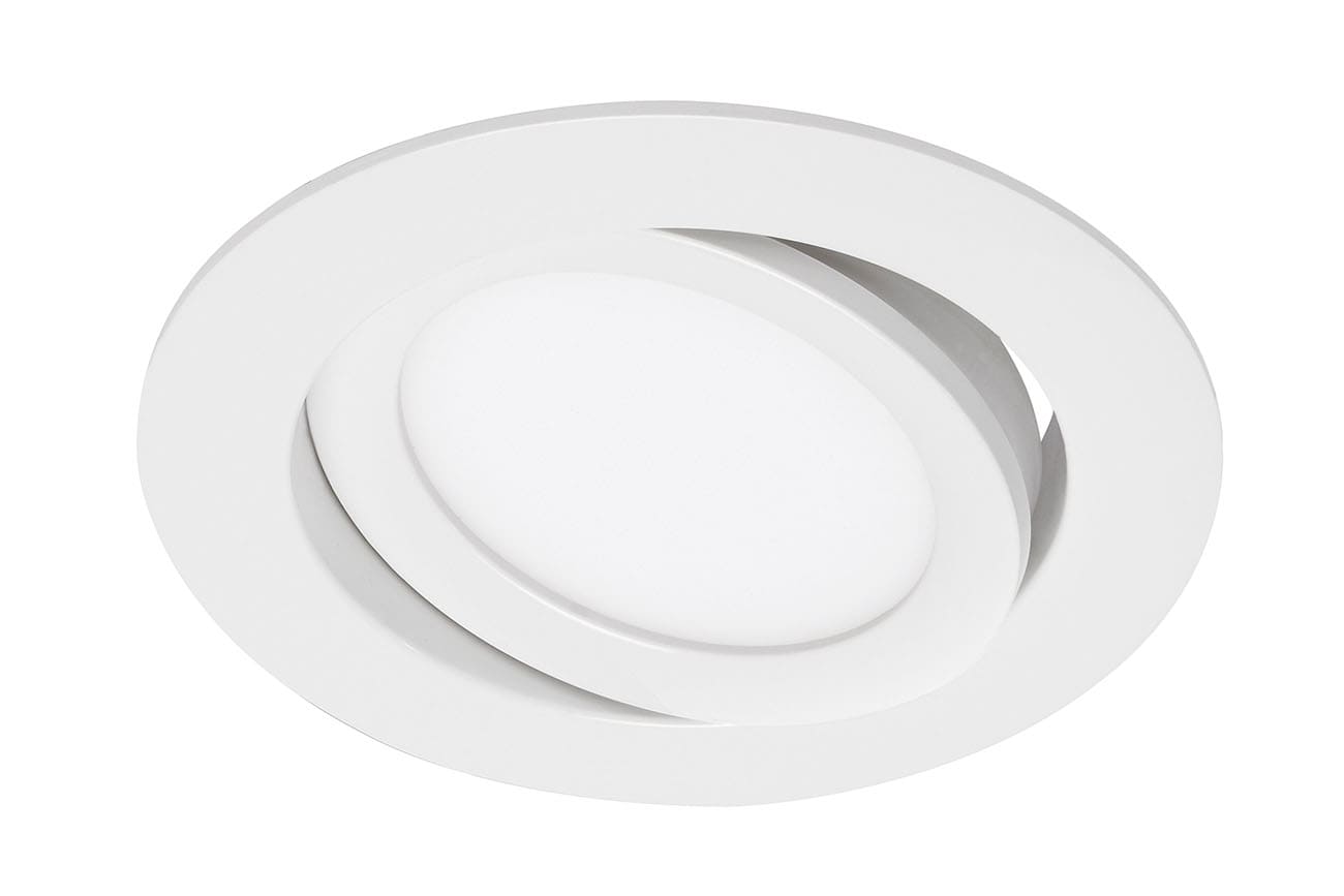 LED Einbauleuchte, Ø 10,6 cm, 7 W, Weiß